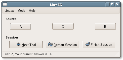 Screenshot LinABX